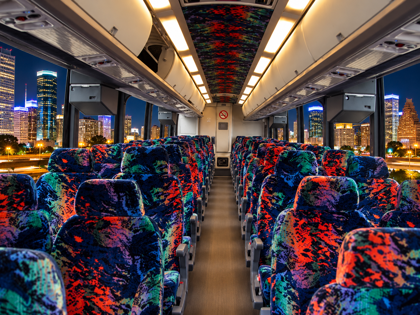 SG Transportation charter bus fleet in Houston Texas
