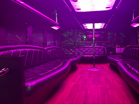 Wedding Party Bus Transportation Houston
