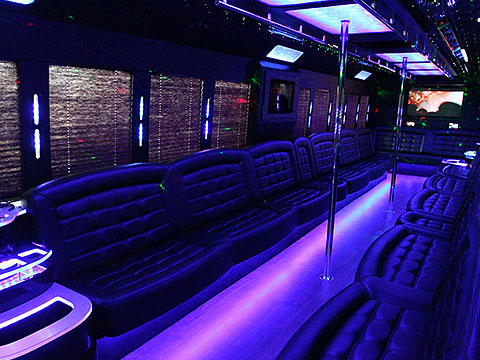 Luxury Wedding Party Bus Houston
